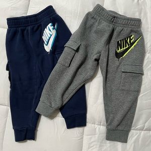 2 pairs, Nike toddler sweatpants